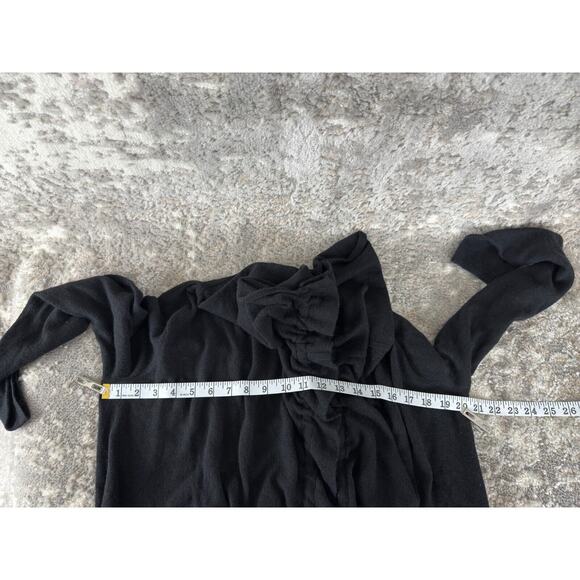 Ralph Lauren Active Sz S Wool Rabbit Hair Snap Button Tie Front Cardigan Sweater - Picture 5 of 8